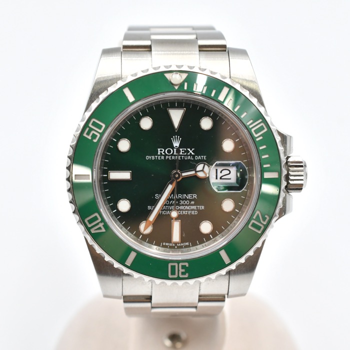 ロレックスサブマリーナー 116610LV SS グリーン文字盤