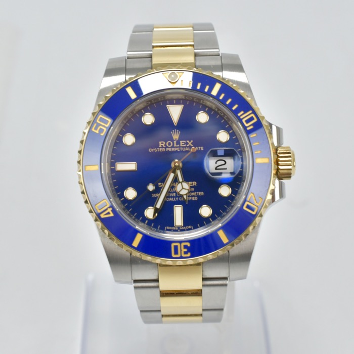 ロレックスサブマリーナー 116613LB SS×YG ブルー文字盤