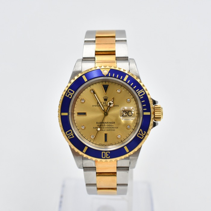 ロレックスサブマリーナー 16613SG SS×YG シャンパン文字盤