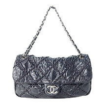 シャネル マトラッセ25 ダブルチェーン ダブルフラップ 黒 キャビア