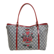 グッチ GGプラス ショルダーバッグ ブラウン PVC×レザー 001.113.6862